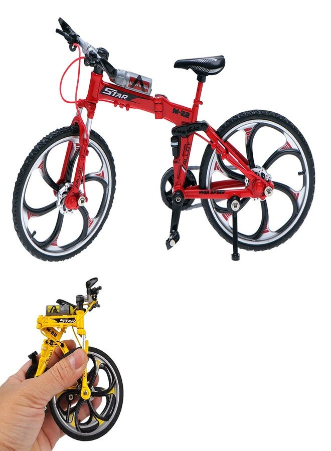 Magicwand 1:8 Scale【Toy-Miniature】 Die-Cast Alloy Based Racing Toy Foldable Bicyle Fully Working Model for Collectors【Red】 - Image 1